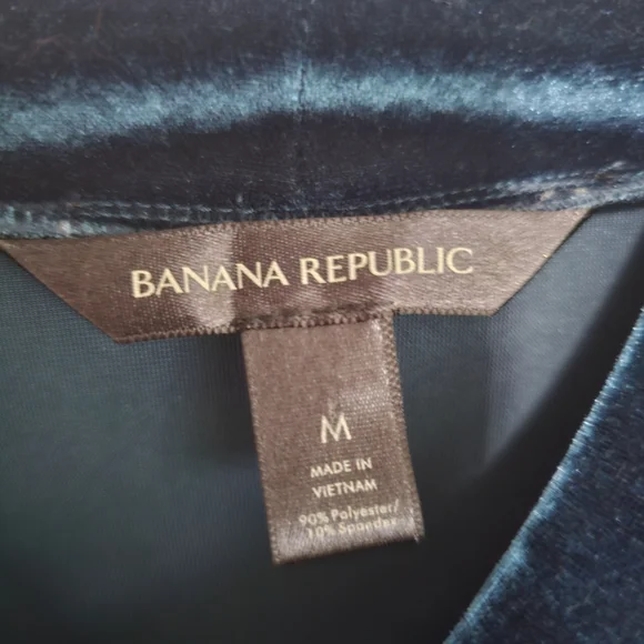Banana Republic Velvet Top in Deep Blue - Picture 3 of 3